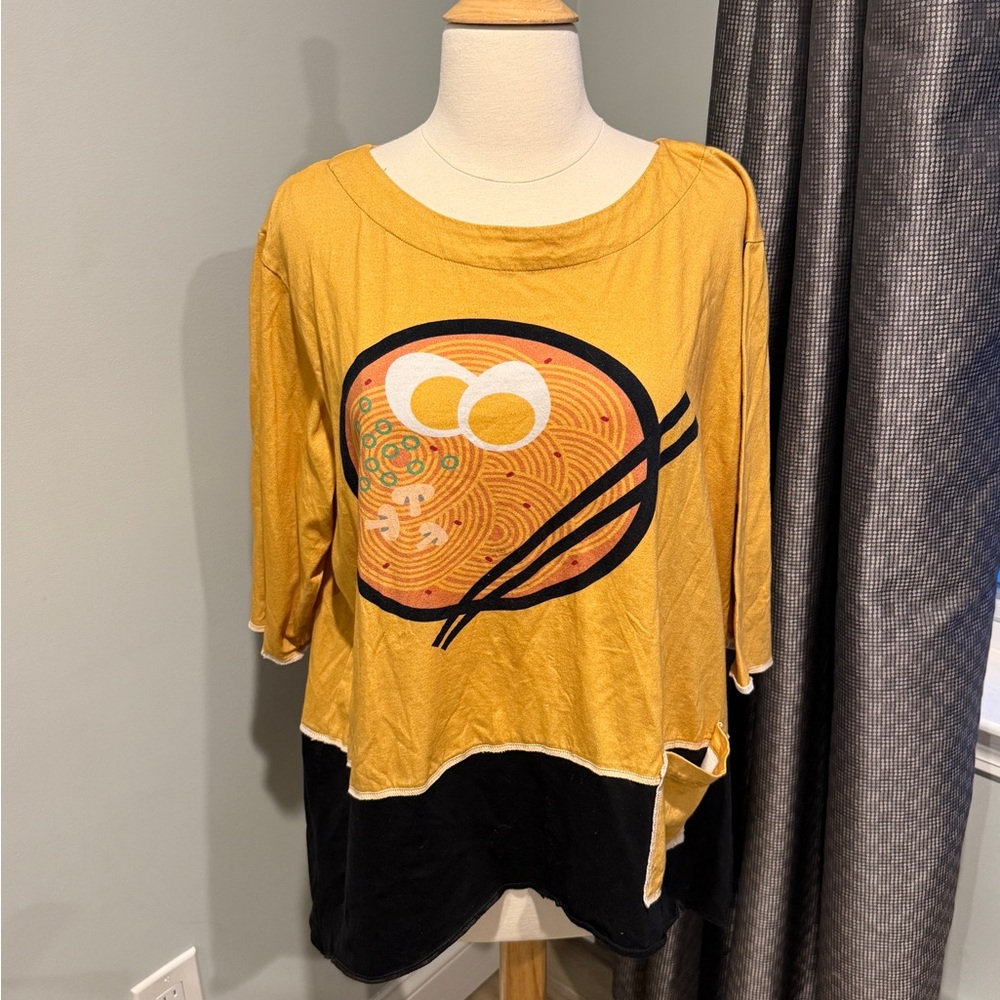 Cupcake International Ramen Noodle Top -Yellow, size M